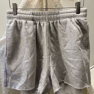 Gray Women's sweat shorts
